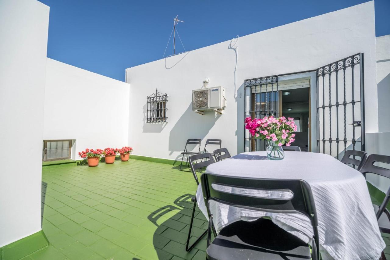 Apartament El Teatro Atico Con Terraza El Puerto de Santa María Zewnętrze zdjęcie